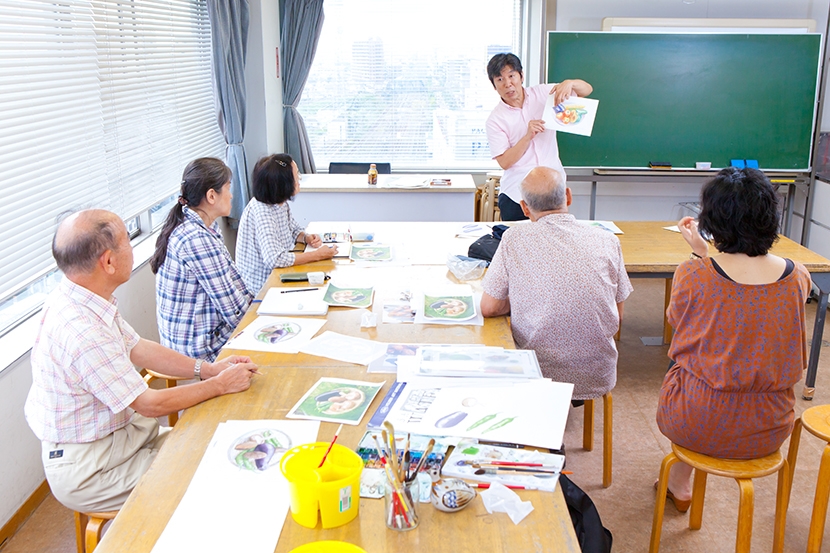 中学生・高校生のための水彩画教室の講師紹介